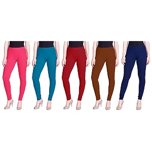 lyra pack of 3 women full length churidar leggings