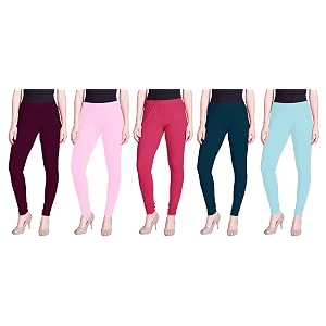 lyra pack of 3 women full length churidar leggings