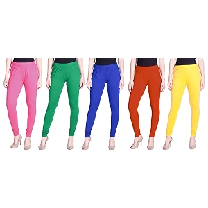lyra pack of 3 women full length churidar leggings