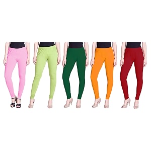 lyra pack of 3 women full length churidar leggings