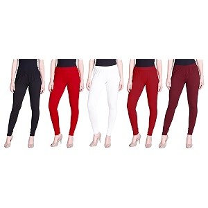 lyra pack of 3 women full length churidar leggings