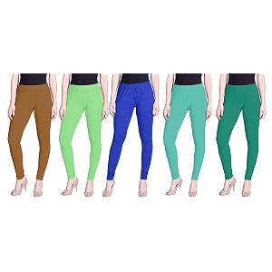 lyra pack of 3 women full length churidar leggings
