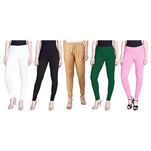 lyra pack of 3 women full length churidar leggings