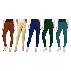 lyra pack of 3 women full length churidar leggings