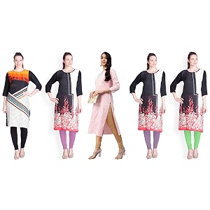 lyra pack of 3 women full length churidar leggings