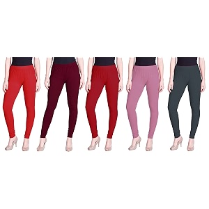 lyra pack of 3 women full length churidar leggings