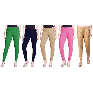 lyra pack of 3 women full length churidar leggings