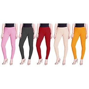 lyra pack of 3 women full length churidar leggings