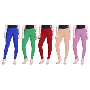 lyra pack of 3 women full length churidar leggings