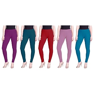 lyra pack of 3 women full length churidar leggings
