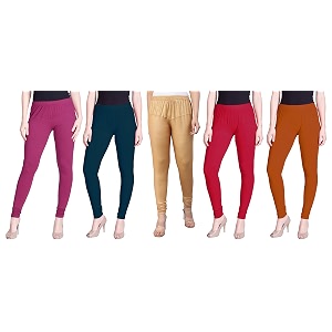 lyra pack of 3 women full length churidar leggings