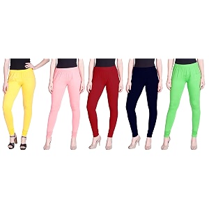 lyra pack of 3 women full length churidar leggings