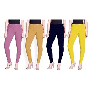lyra pack of 3 women full length churidar leggings