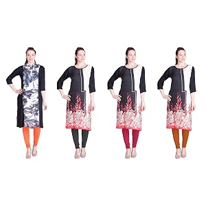 lyra pack of 3 women full length churidar leggings