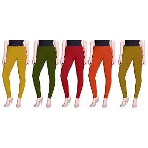 lyra pack of 3 women full length churidar leggings