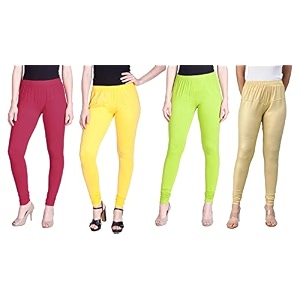 lyra pack of 3 women full length churidar leggings