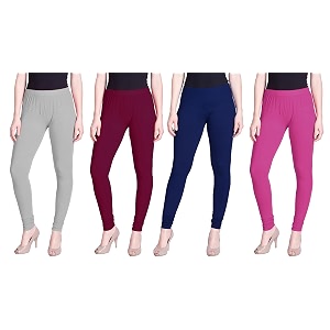 lyra pack of 3 women full length churidar leggings