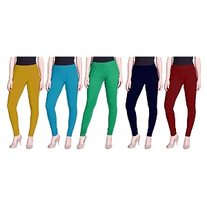 lyra pack of 3 women full length churidar leggings