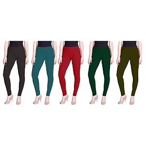lyra pack of 3 women full length churidar leggings