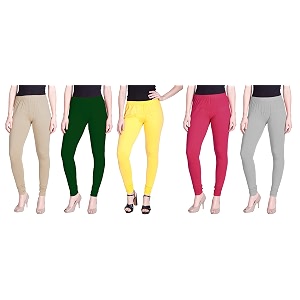 lyra pack of 3 women full length churidar leggings