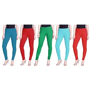 lyra pack of 3 women full length churidar leggings