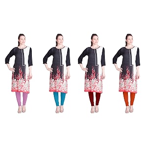 lyra pack of 3 women full length churidar leggings