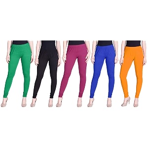 lyra pack of 3 women full length churidar leggings