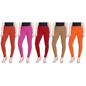 lyra pack of 3 women full length churidar leggings