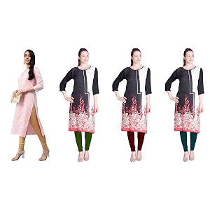 lyra pack of 3 women full length churidar leggings