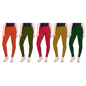 lyra pack of 3 women full length churidar leggings