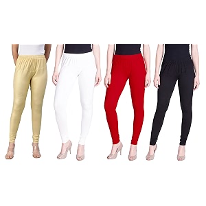 lyra pack of 3 women full length churidar leggings