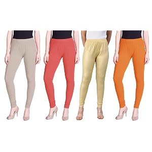 lyra pack of 3 women full length churidar leggings