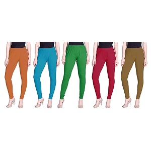 lyra pack of 3 women full length churidar leggings
