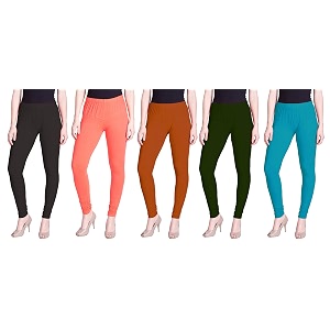 lyra pack of 3 women full length churidar leggings