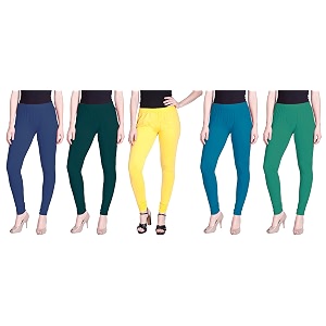 lyra pack of 3 women full length churidar leggings