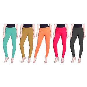 lyra pack of 3 women full length churidar leggings
