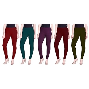 lyra pack of 3 women full length churidar leggings