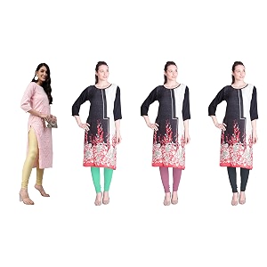 lyra pack of 3 women full length churidar leggings