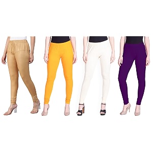 lyra pack of 3 women full length churidar leggings