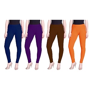 lyra pack of 3 women full length churidar leggings