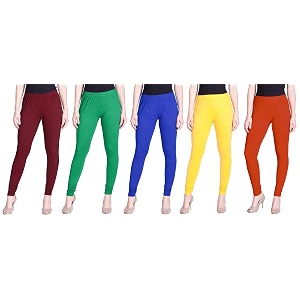lyra pack of 3 women full length churidar leggings