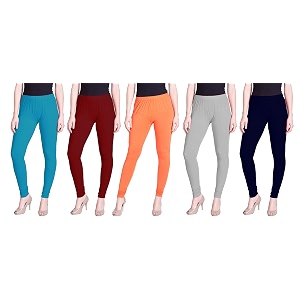 lyra pack of 3 women full length churidar leggings