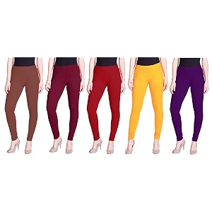 lyra pack of 3 women full length churidar leggings