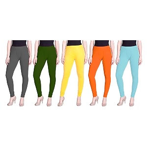 lyra pack of 3 women full length churidar leggings