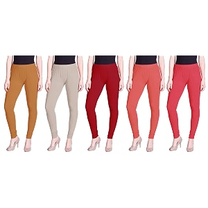 lyra pack of 3 women full length churidar leggings