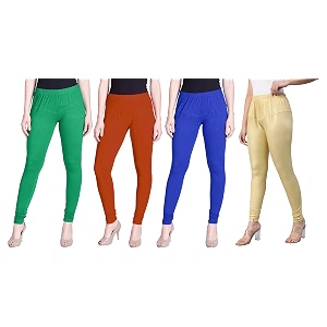 lyra pack of 3 women full length churidar leggings