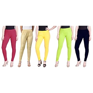 lyra pack of 3 women full length churidar leggings