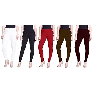 lyra pack of 3 women full length churidar leggings