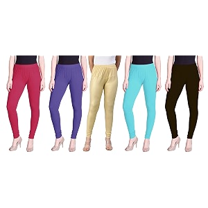 lyra pack of 3 women full length churidar leggings