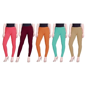 lyra pack of 3 women full length churidar leggings